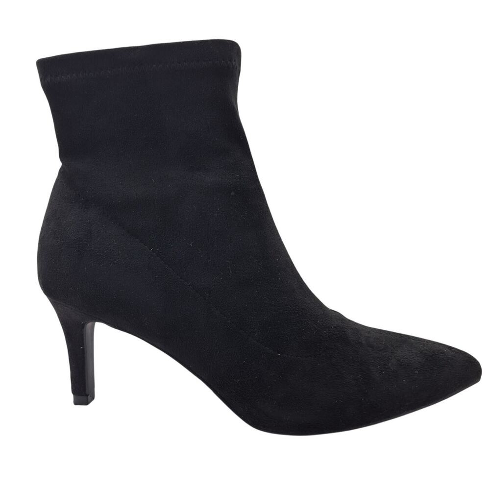 NEW Mia Amore Zhen Pointed Toe Faux Suede Stiletto heel Ankle Booties Size 6.5